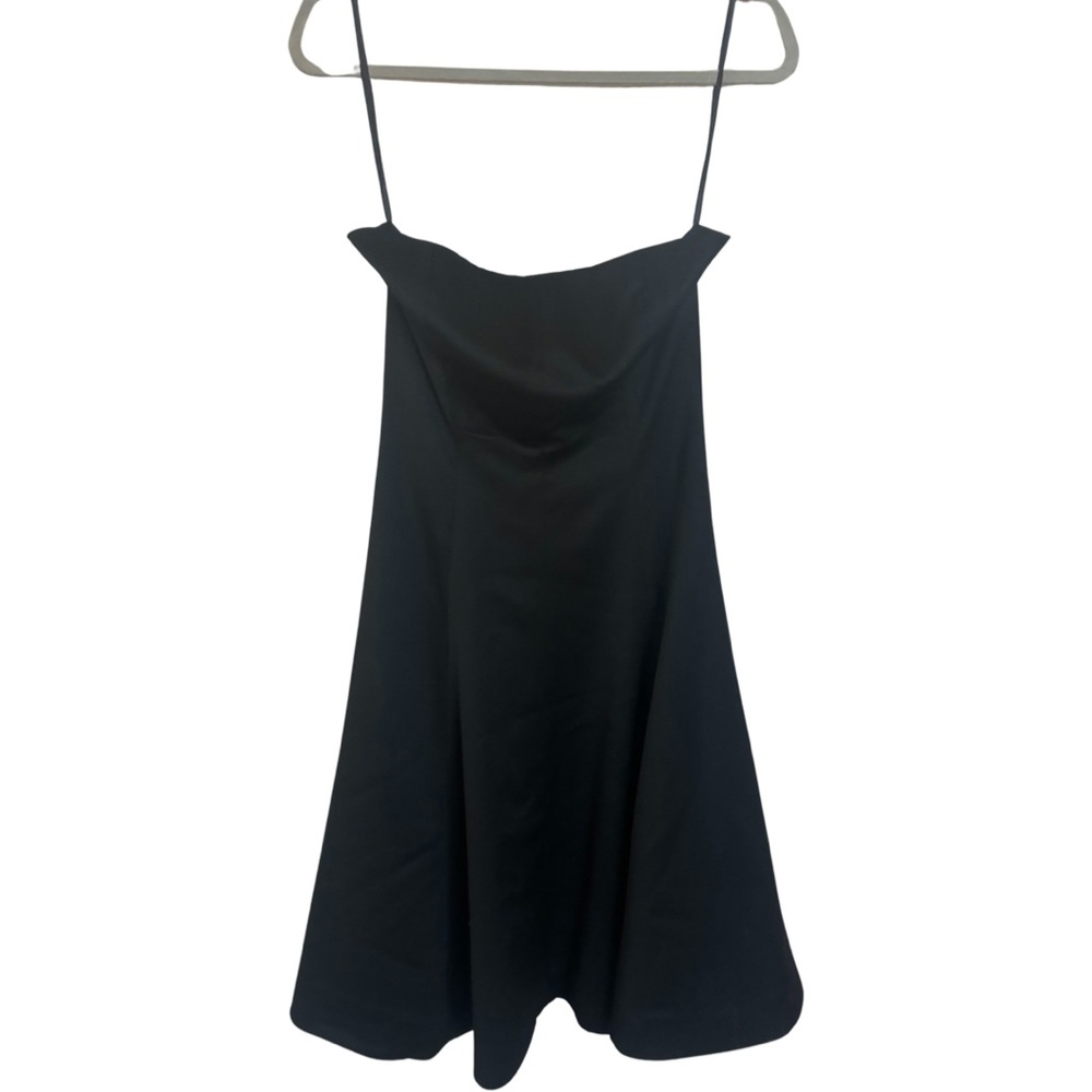 J Crew Black Strapless Dress